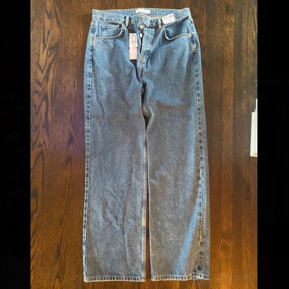 TopShop High Rise Wide Leg Jeans - Picture 2 of 3